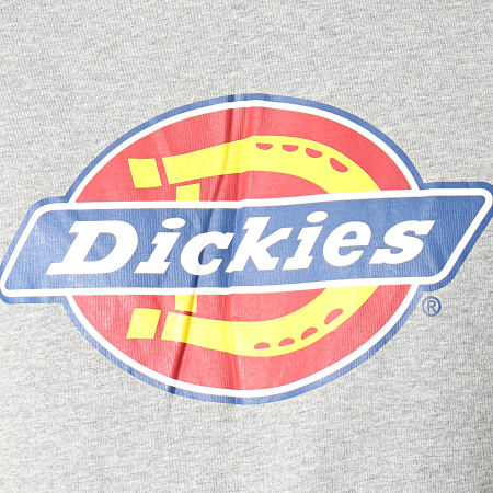 Dickies - Camiseta con logotipo Icon A4XC9 gris jaspeado