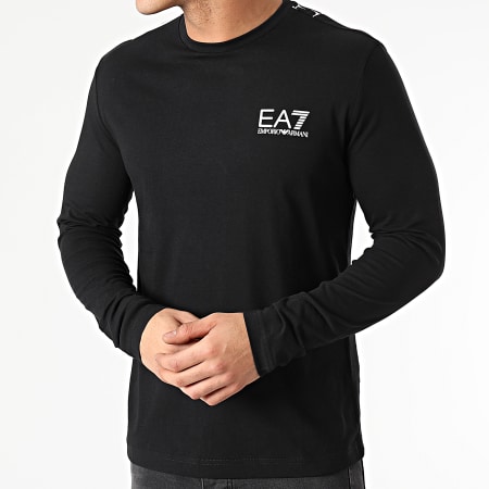 EA7 Emporio Armani - Tee Shirt Manches Longues 3KPT08-PJA2Z Noir