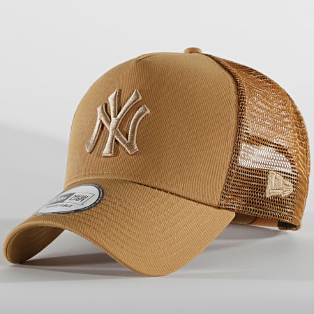 New Era - Casquette Trucker 9Forty Essential 12590267 New York Yankees Camel