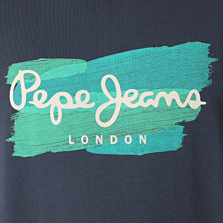 Pepe Jeans - Tee Shirt Aitor PM507723 Bleu Marine