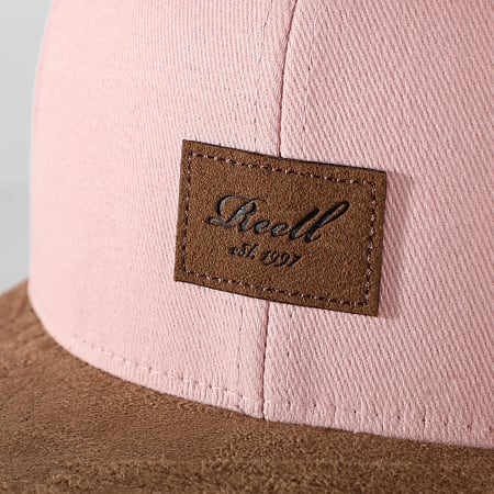 Reell Jeans - Casquette Snapback Suede Rose