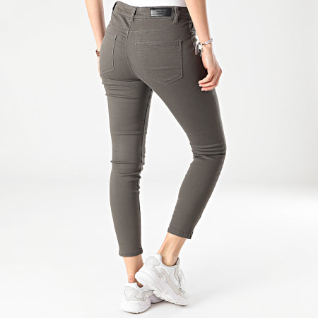 Vero Moda - Hot Seven Mujer Slim Jeans Gris Carbón