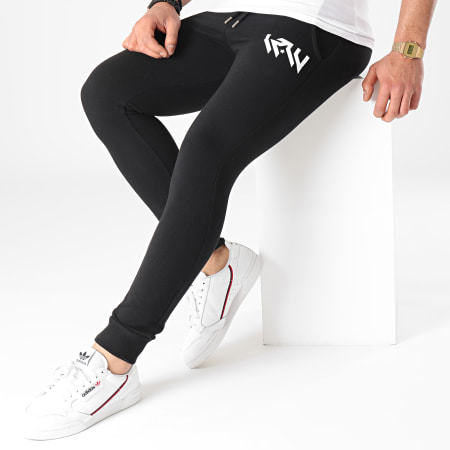 Worms-T - Pantalon Jogging Logo Noir Blanc
