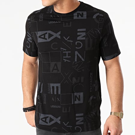 Armani Exchange - Tee Shirt 3KZTFC-ZJH4Z Noir Gris