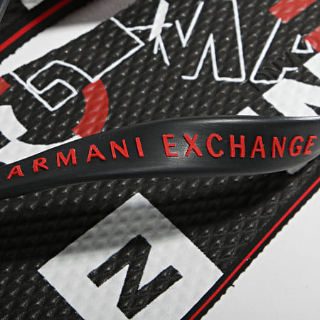 Armani Exchange - Tongs XUQ001-XV150 Noir