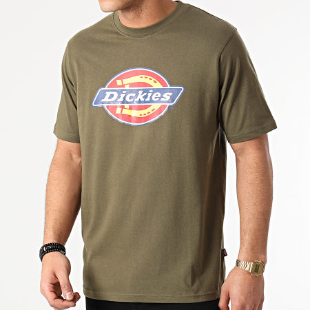Dickies - Tee Shirt Icon Logo A4XC9 Vert Kaki