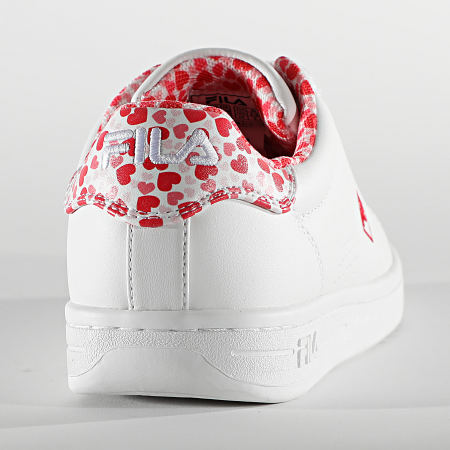 Fila Baskets Femme Crosscourt 2 Low 1010776 White Fila Red LaBoutiqueOfficielle