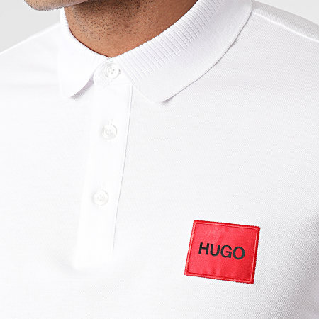 HUGO - Polo Dereso 212 a maniche corte 50447938 Bianco