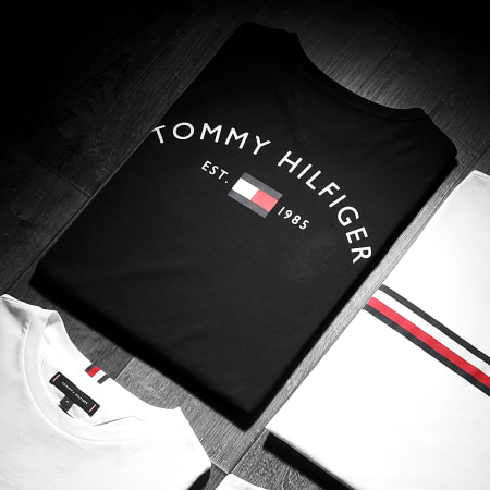 Tommy Hilfiger - Tee Shirt Back Logo 7681 Noir