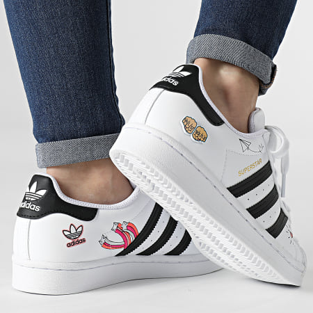 Adidas Originals - Baskets Femme Superstar FX5202 Footwear White Core Black