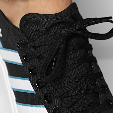 Adidas Originals - Baskets Delpala FY7480 Core Black Footwear White Hazy Blue