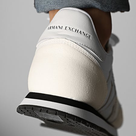Armani Exchange - XUX017 XCC68 Sneaker alte bianco ottico