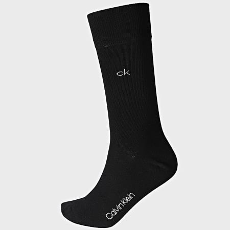 Calvin Klein - Confezione da 2 paia di calzini 100001876 Bianco Nero
