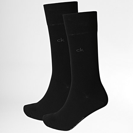 Calvin Klein - Lot De 2 Paires De Chaussettes 100001876 Noir
