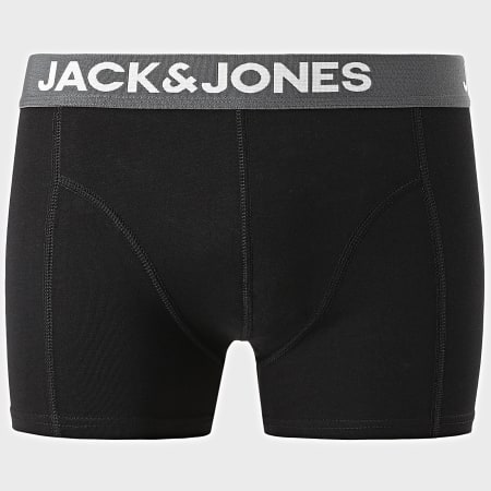 Jack And Jones - Lot De 3 Boxers Epa  Noir Gris Anthracite Gris Clair Chiné