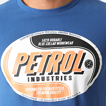 Petrol Industries - Maglietta 601 blu reale