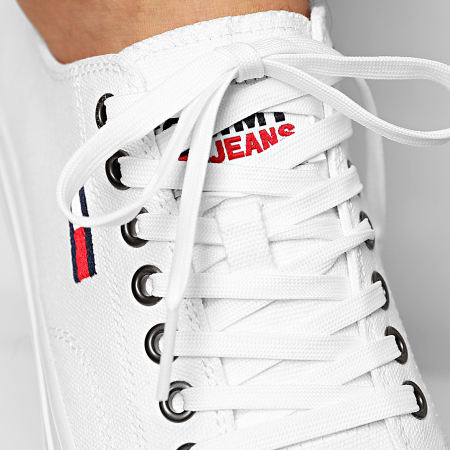 Tommy Jeans - Baskets Long Lace Up Vulc 0659 White