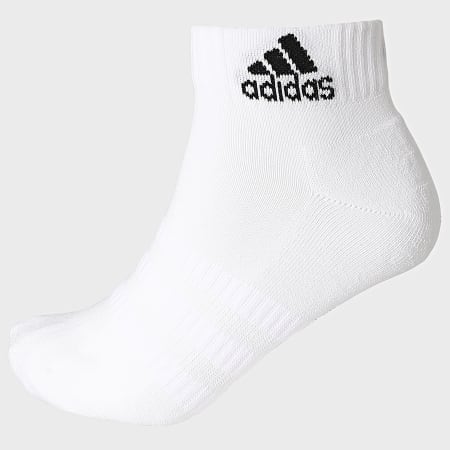 Adidas Sportswear - 3 paia di calzini Cush alla caviglia DZ9365 Bianco