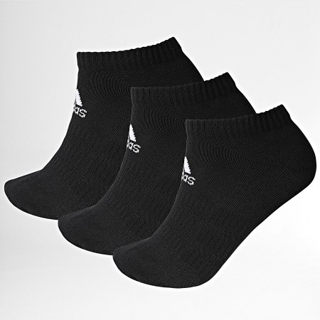 Adidas Sportswear - Lot De 3 Paires De Chaussettes Basses Cush Low DZ9358 Noir