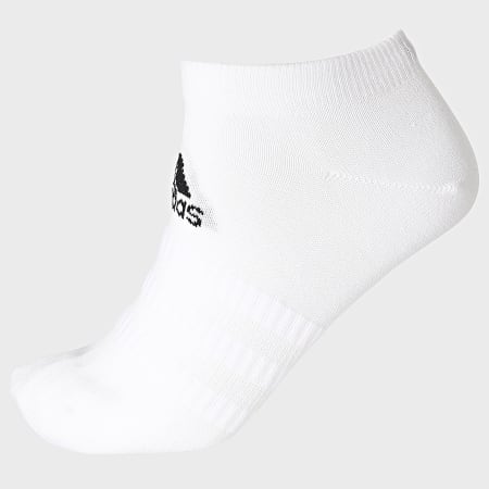 Adidas Sportswear - Confezione da 3 paia di calzini bassi leggeri DZ9400 Bianco Nero Grigio Heather