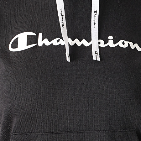 Champion - Sweat Capuche Femme 112580 Noir