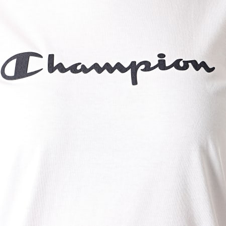 Champion - Tee Shirt Robe Femme 112609 Blanc
