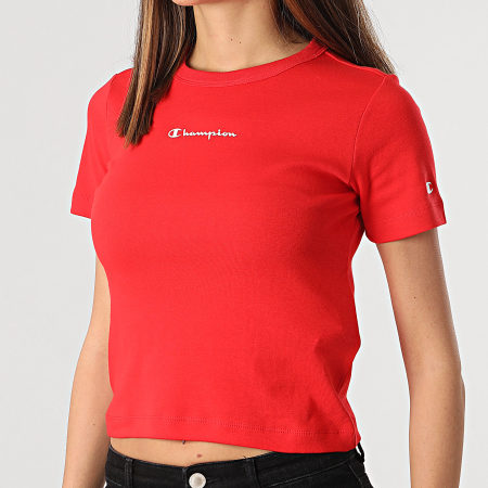 Tee shirt champion rouge femme new arrivals