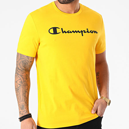 Champion - Tee Shirt 214142 Jaune