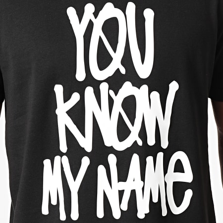 DJ Leska - Tee Shirt You Know My Name Noir