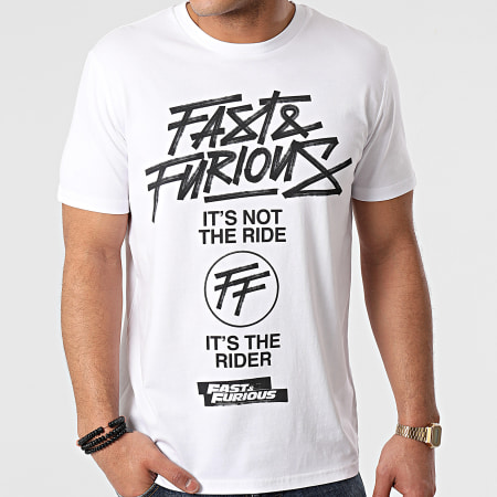 Fast & Furious - Tee Shirt It's Not The Ride Blanc