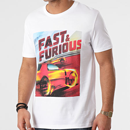 Fast & Furious - Tee Shirt Drift Blanc