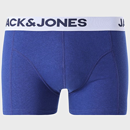 Jack And Jones - Lot De 3 Boxers Maison Bleu Roi Bleu Marine