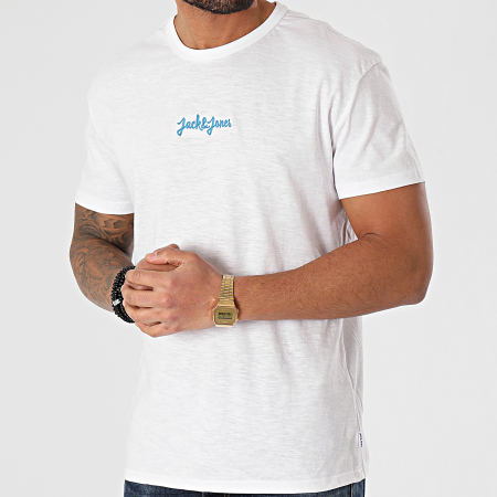 Jack And Jones - Tee Shirt Stockholm Blanc Chiné