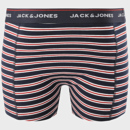 Jack And Jones - Lot De 3 Boxers Y/D Rose Bleu Marine