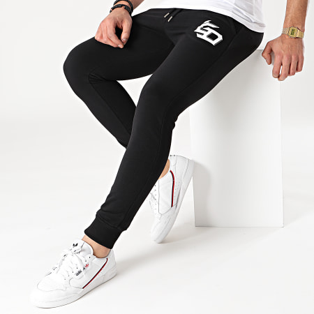 S-Pion - Pantaloni da jogging con logo nero