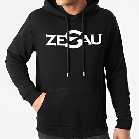 Zesau - Sweat Capuche Logo Noir