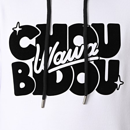 Booshra Et Mamad - Sweat Capuche Choubidouwawa Blanc