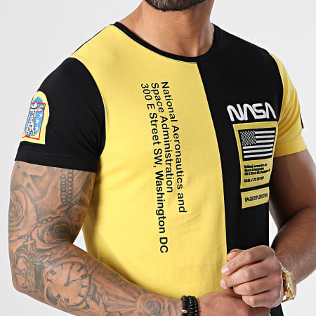 Final Club - Nasa Half Colors Edición Limitada Camiseta Negro Amarillo
