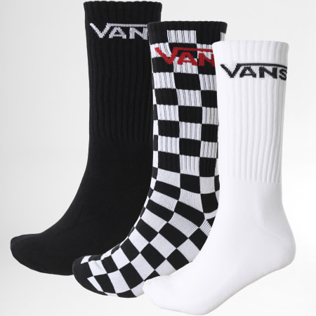 Vans - Confezione da 3 paia di calzini 00XSE95Y1 neri e bianchi