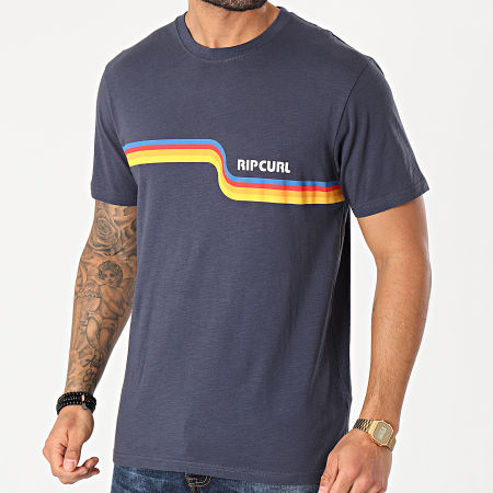 Rip Curl - Tee Shirt Surf Revival Bleu Marine