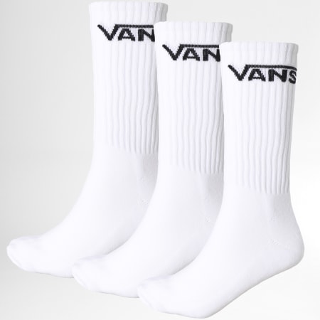 Vans - Confezione da 3 paia di calzini bianchi XSE