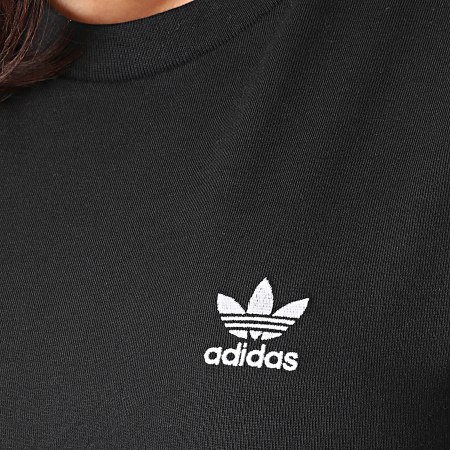 Adidas Originals - Maglietta a maniche lunghe a 3 strisce da donna GN2911 Nero