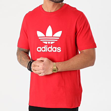 Adidas Originals - Tee Shirt Trefoil GN3468 Rouge