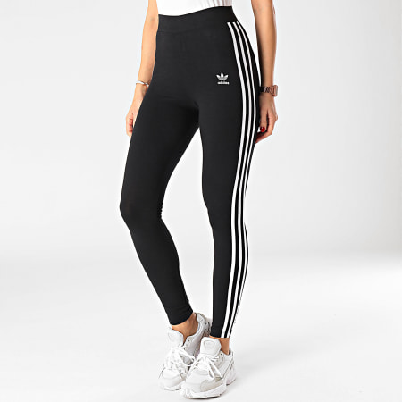 Adidas Originals - Legging Femme A Bandes 3 Stripes GN4504 Noir