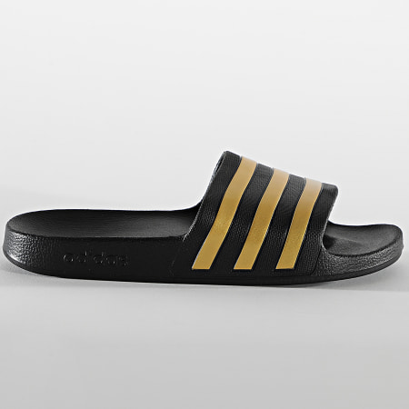 Adidas Originals - Sneakers Adilette Aqua EG1758 Nero Oro