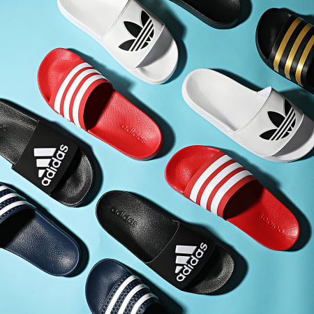 Adidas Originals - Sneakers Adilette Aqua EG1758 Nero Oro