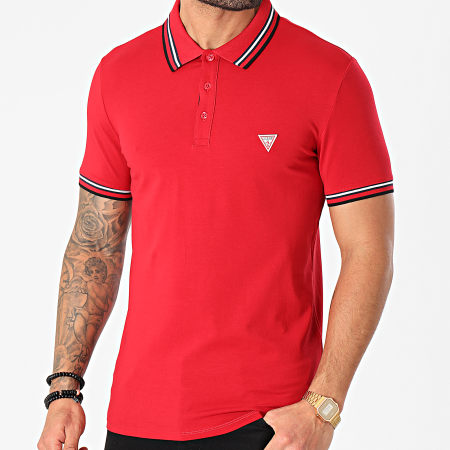 Guess - Polo Manches Courtes M1RP66-J1311 Rouge