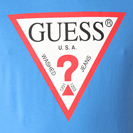 Guess - Tee Shirt M1RI71-I3Z11 Bleu Clair