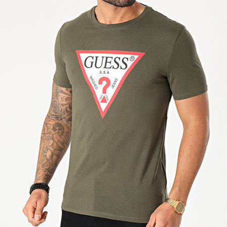 Guess - Tee Shirt M1RI71-I3Z11 Vert Kaki