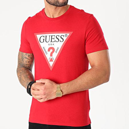 Guess - Tee Shirt M1RI71-I3Z11 Rouge